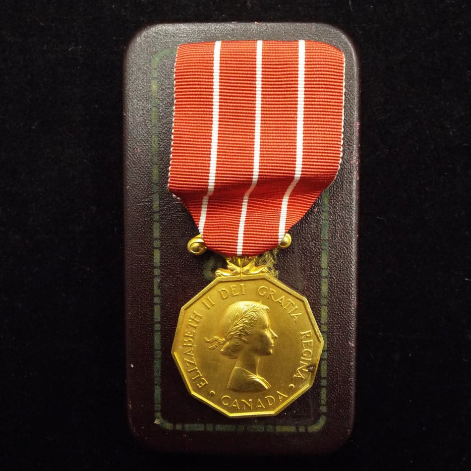 Canadian Forces Decoration to Tpr. L. J. Crann