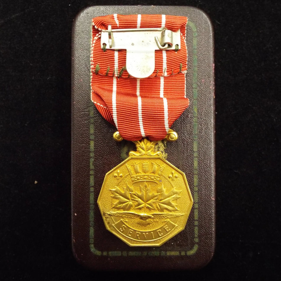 Canadian Forces Decoration to Tpr. L. J. Crann