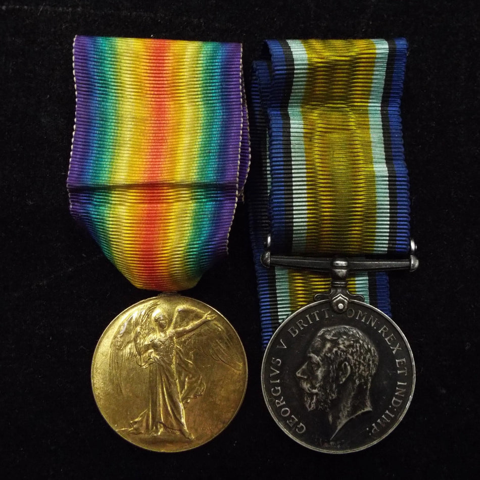WW1 pair to 137007 Pte. Ernest Copas, Machine Gun Corps