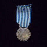 Italy Army Long Command Merit Medal, silver, H.M., pre-war - BuyMilitaryMedals.com - 2