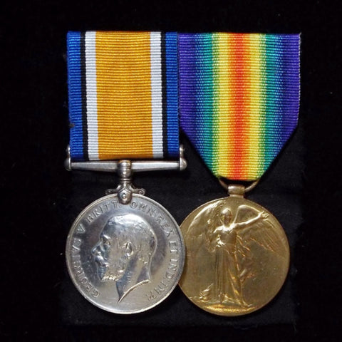 WW1 pair to M.27894 Cook's Mate Wilfred Lawson Deeley, HMS Forward - BuyMilitaryMedals.com - 1