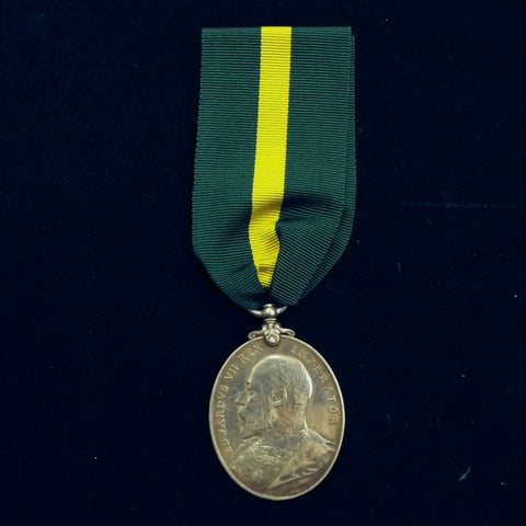 Territorial Force Efficiency Medal (EDVII) to Pte. McNiel, 6/A.S.Hors.
