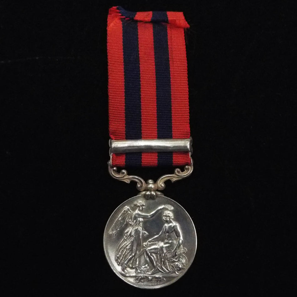 India General Service Medal 1854-95 (Pegu clasp) to David Davies, 51st Infantry Regiment, (K.O.Y.L.I.)