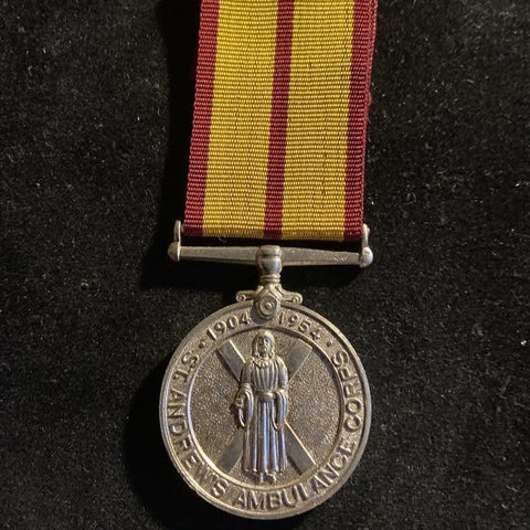 St Andrew’s Ambulance Corps 1904-1954, Jubilee Medal, Reviewed by H.R.H. Duke of Edinburgh, Glasgow 13th Oct 1954