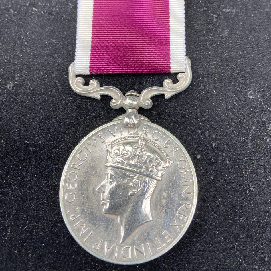 Indian Army Long Service & Good Conduct Medal to Sapper Sardar Khan, Royal Indian Engineers
