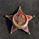 Ottoman Empire, Turkish War Medal (Gallipoli Star), 1915, scarce cut out example, hallmarked, some damage