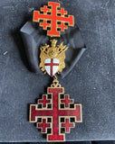 Vatican, Order of the Holy Sepulchre, commander, with badge, gilt metal, two small chips to reverse