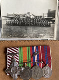 Group of 4 to Squadron Leader Fredrick Ronald Flynn, RAF. Chief Flying Instructor at No.4 Air School, flew on the Royal Flight (1953 Coronation), King's Commendation, LG 1/1/1945, Air Force Cross 2/1/1950, photos, officer's promotion document & 4 logbooks