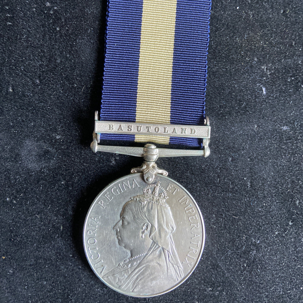 Cape of Good Hope General Service Medal, Basutoland bar, to Pte. W. Pocart, Cape Mounted Yeomanry