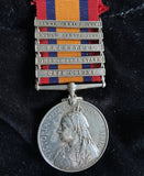 Queen's South African Medal, 5 bars: South Africa 1902, South Africa 1901, Transvaal, Orange Free State & Cape Colony, to 21800 Pte. F. G. Ingamells, 81st Company, Imperial Yeomanry