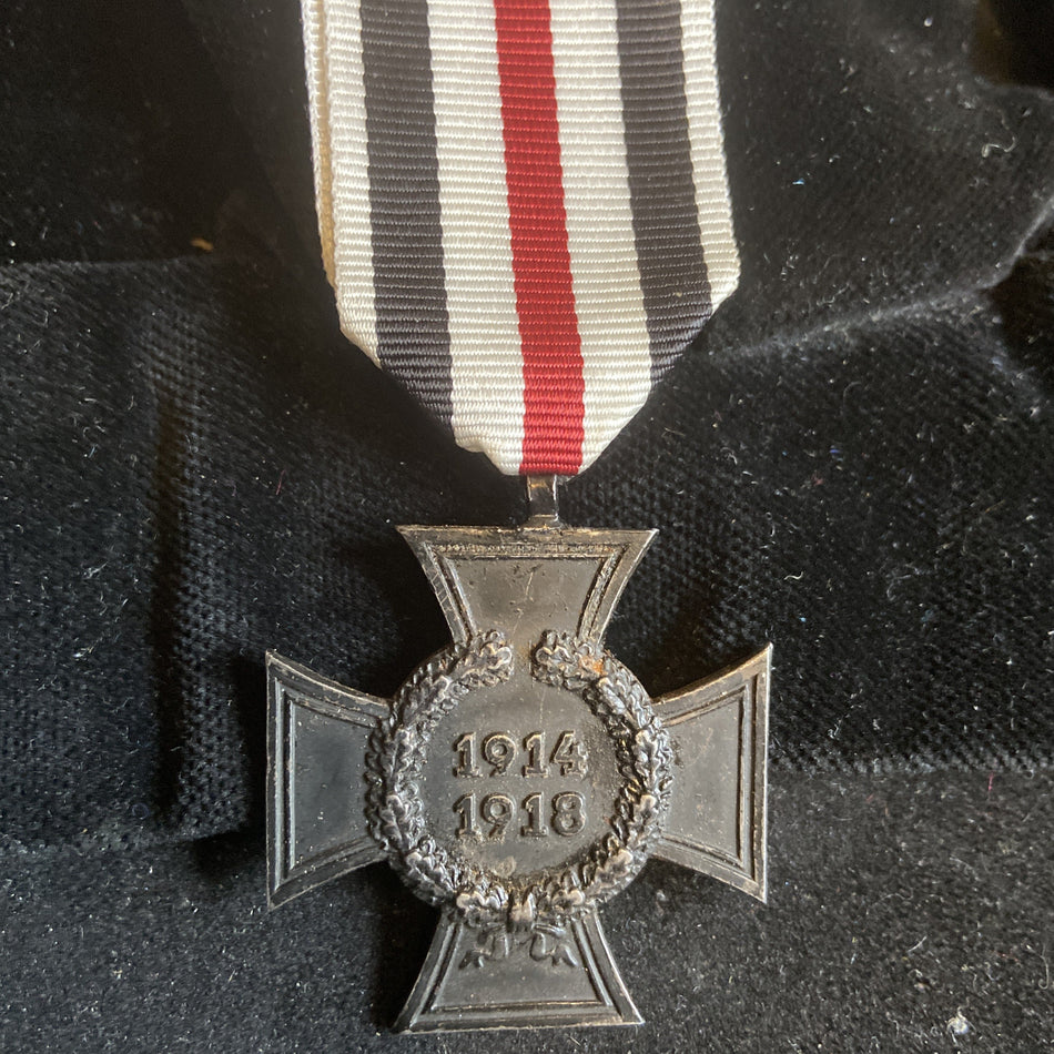 Germany, Cross of Honour, for next of kin, 1914-18, black type, marked F.H.B.