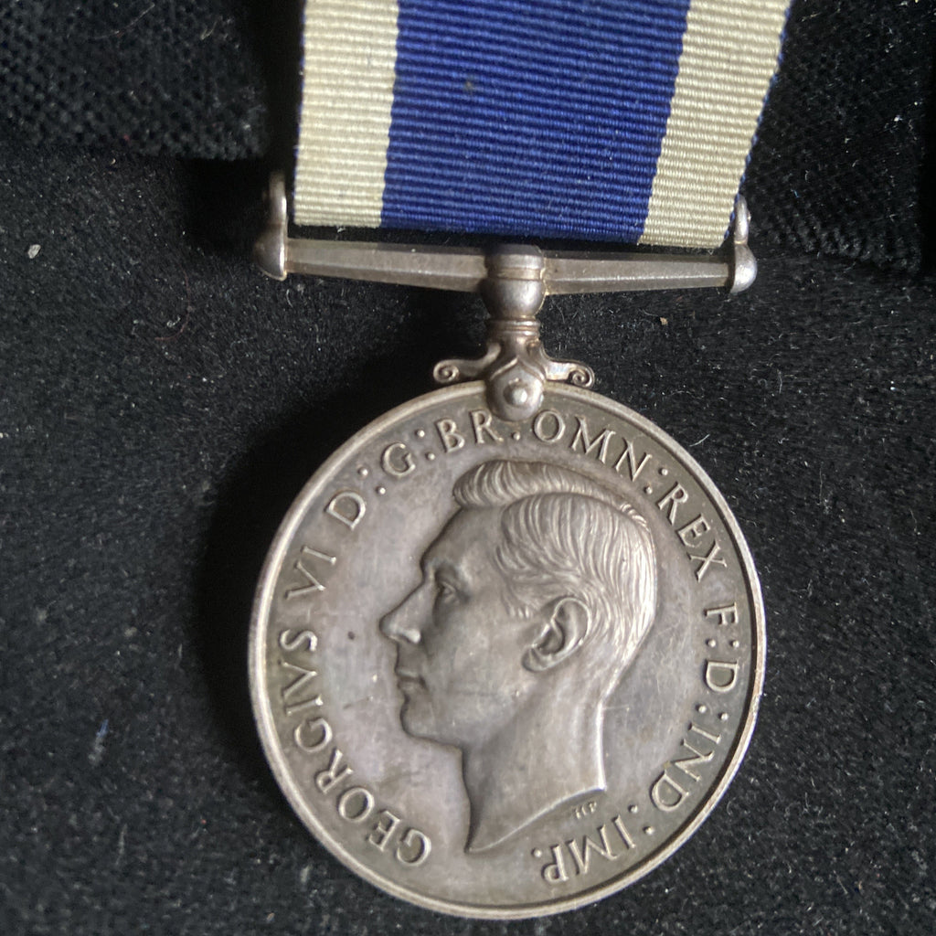 Naval Long Service and Good Conduct Medal to JX145330 H. P. Noad, A/L.S., HMS Adventures