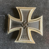 Nazi Germany, Iron Cross, 1st class, convex type, maker marked L/56