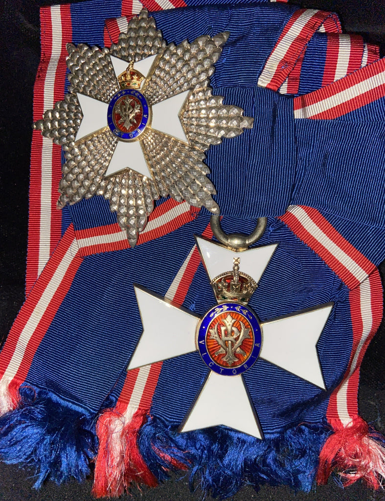 Royal Riband Star and riband of a Knight Grand Cross of the Royal Victorian Order ...