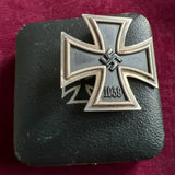 Nazi Germany, Iron Cross, 1st class, unmarked, in box of issue