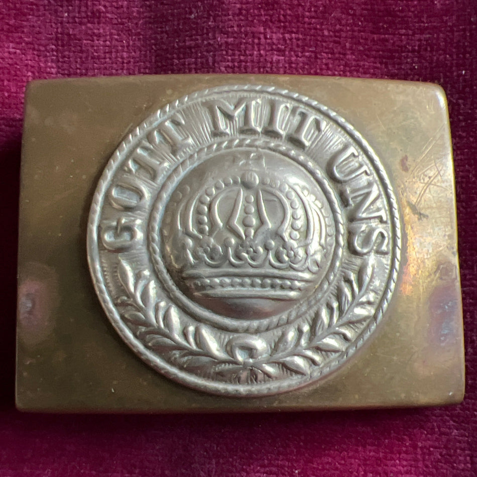 Imperial Germany, army buckle, early type, a good example