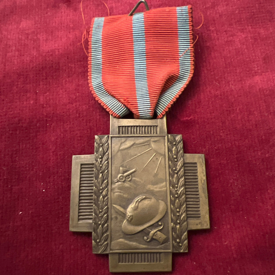 Belgium, Croix du Feu (Fire Cross) 1914-18