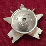 Yugoslavia, Order of the Red Star, 3rd class, silver, number 20792, made in Yugoslavia, WW2