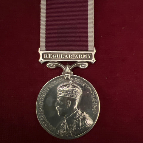 Medal for Long Service and Good Conduct (Military) George V, post 1922-36, to 1406283 Gunner F. Chapman, Royal Artillery