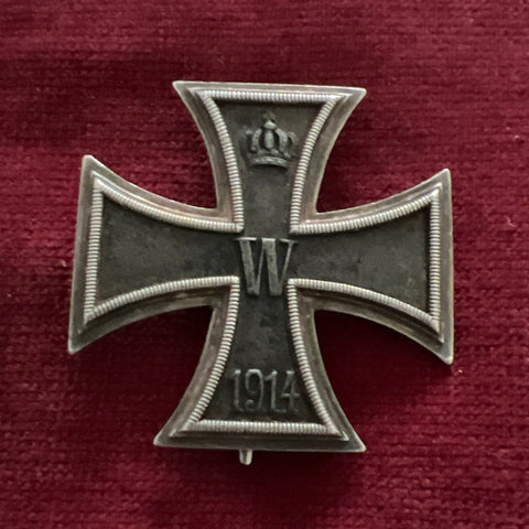 Iron Cross, 1914-18, 1st class, nice mark on reverse, hook broken
