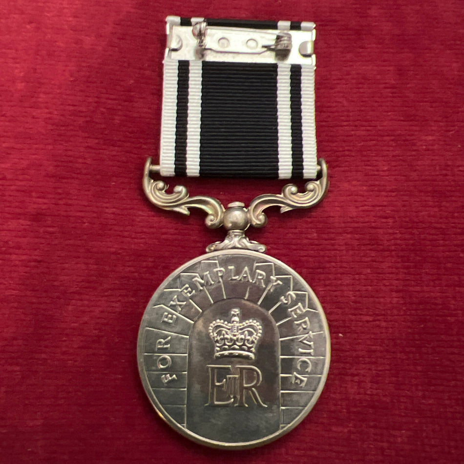 Prison Services (Operational Duties) Long Service and Good Conduct Medal to So G. Hutton