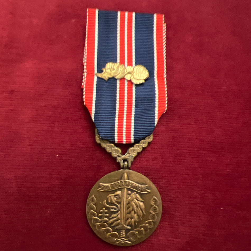 Czechoslovakia, Bravery Medal with bar, WW2, scarce