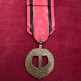 Czechoslovakia, Commemorative Medal of the Czechoslovak Army Abroad, 1939-45, with Velka Britanie bar (Great Britain)