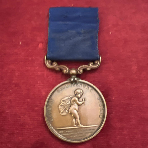 Royal Humane Society medal to AB Charles Richard Field, Royal Navy, who at great personal risk, attempted to save the life of F. C. Loring, of the same ship, who unfortunately drowned at Devonport on 1st February 1897