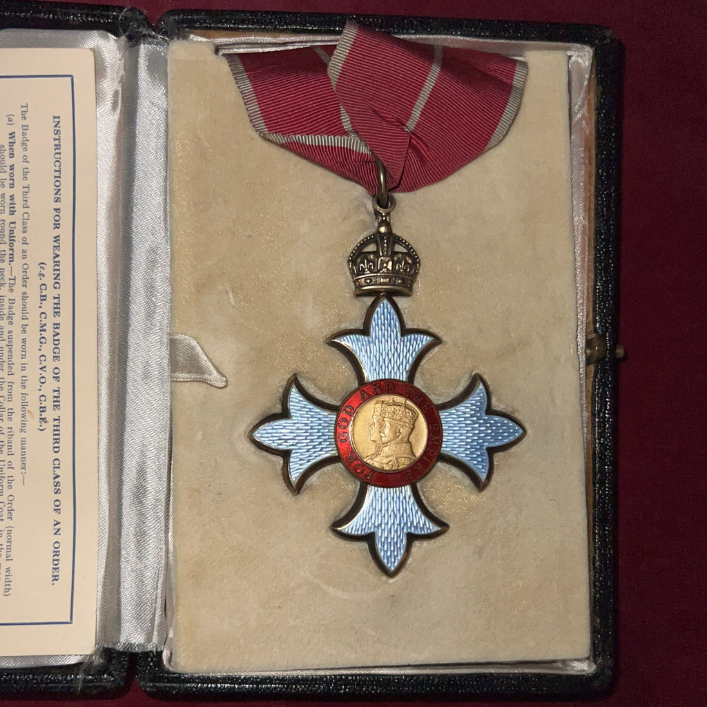 Commander of the Order of the British Empire (C.B.E.), WW2 type, in original case