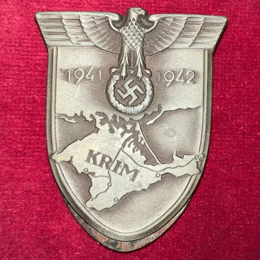 Nazi Germany, Krim Shield, with back plate