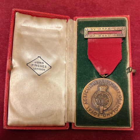 Royal Agricultural Society Long Service Medal to John William Nevitt, 47 years service, 1964
