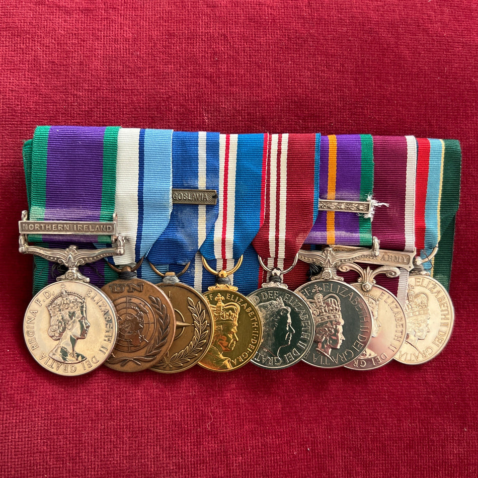 Group of 8 to 24486356 Sergeant W. Weir, Royal Irish