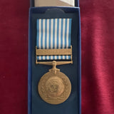 United Nations Medal, French issue, in original box