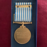 United Nations Medal, French issue, in original box