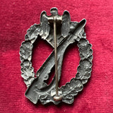 Nazi Germany, Infantry Assault badge, hollow back type
