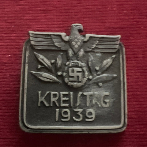 Nazi Germany, Kreistag rally badge, 1939