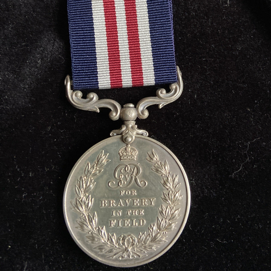 Military Medal to 36499 Staff Sergeant Robert Dyson, Royal Army Medical Corps. Served in France 31/7/1915 with the 18 General Hospital, 49th Field Ambulance, London Gazette 9 July 1917, includes some history