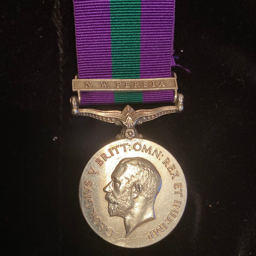 General Service Medal, N. W. Persia bar, to 5329872 Pte. J. Woods, Royal Berkshire Regiment