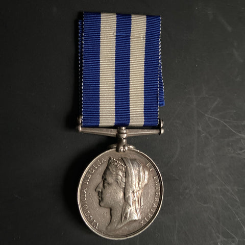 Egypt Medal to 34189 Bombadier J. Clarke, 1/1 Brigade, London Division, Royal Artillery