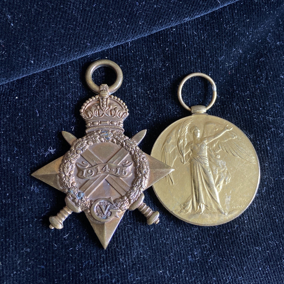 WW1 pair to 1794 L/Cpl. Alfred Burkitt, West Riding Regiment, he then transferred to the RAF; 41527 Air Mechanic