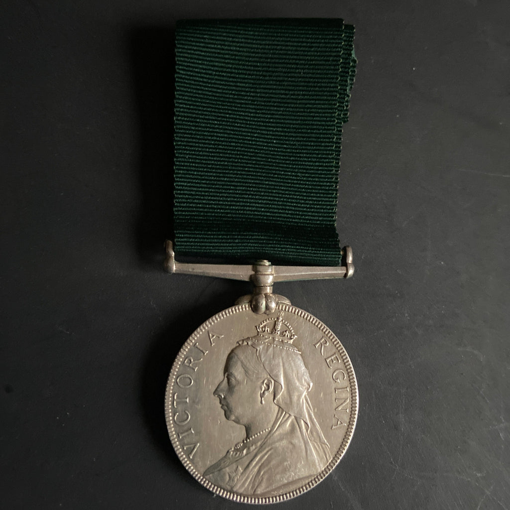 Volunteer Long Service Medal to 1937 Sergeant W. Cooper, 2nd Middlesex Artillery Volunteers, Royal Artillery