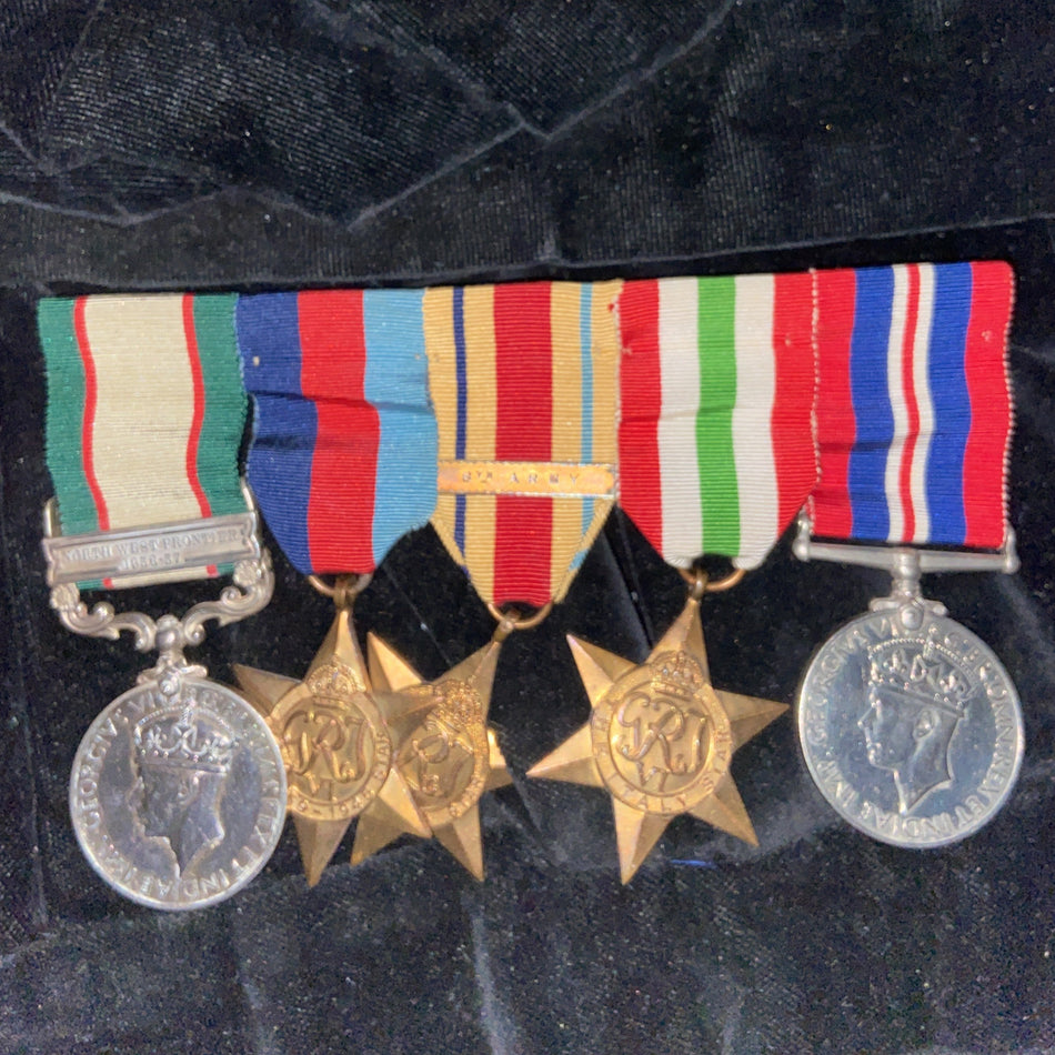 Group of 5 to 46298 Signaler E. J. Ager, 2 Indian Division, Royal Signals