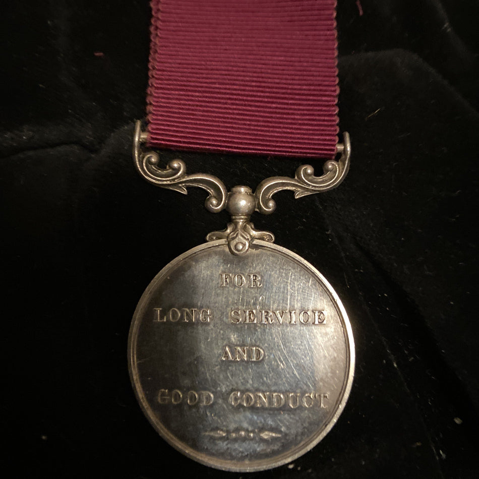 Army Long Service and Good Conduct Medal (Edward VII version) to 70221 Sergeant Cook J. Lawton, Royal Horse Artillery