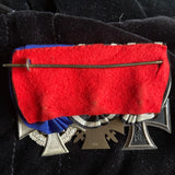Nazi Germany, group of 3: Iron Cross, Cross of Honour & 25 Years Faithful Service Cross