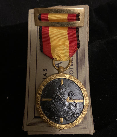 Spain, Medal for the Campaign of 1936−1939 (Medalla de la Campaña 1936−1939), in original box