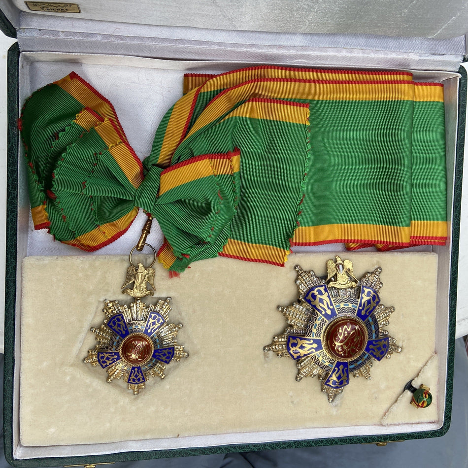 Egypt, Order of the Republic, Grand Cross set, for military & civil, in case of issue