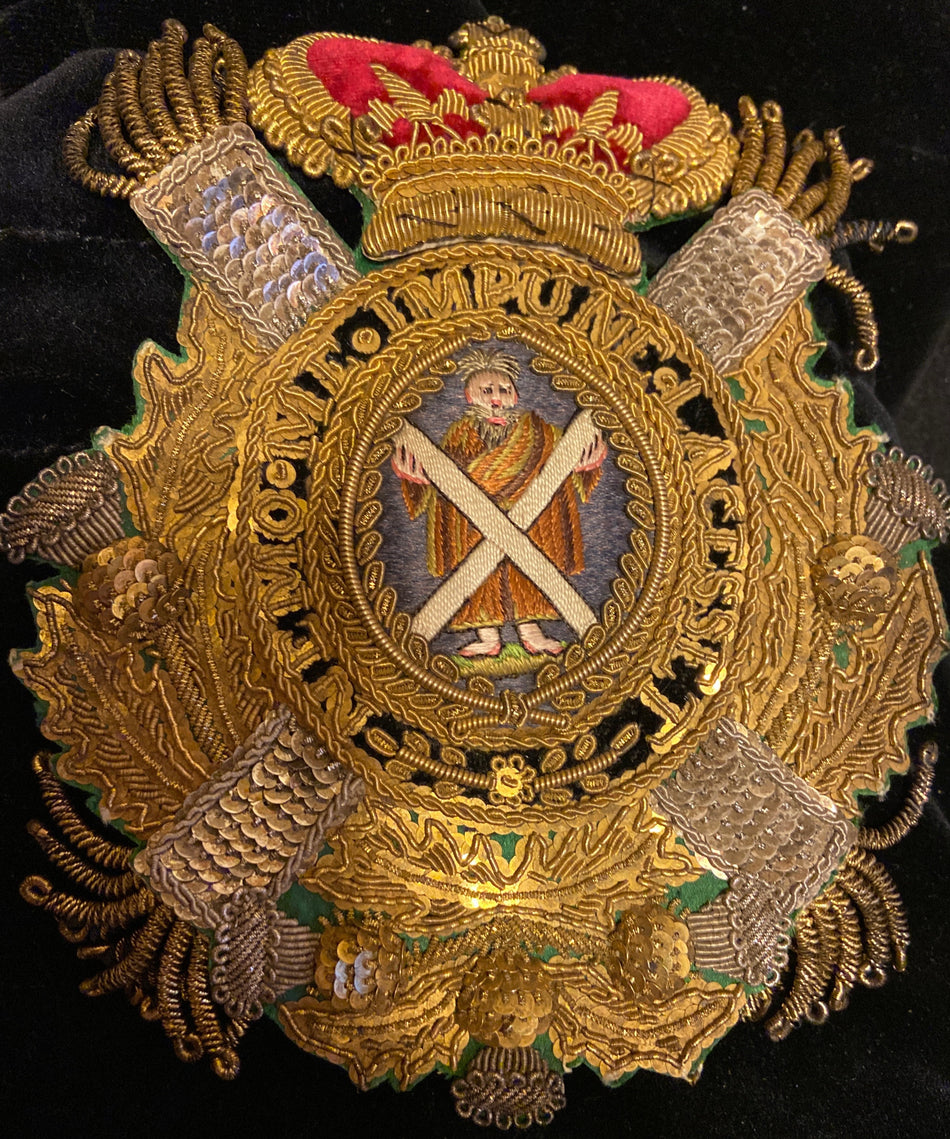 Scotland, Thistle Badge, Victorian period, large size, excellent quality, scarce
