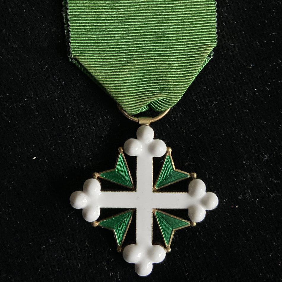 Italy, Order of Saints Maurice and Lazarus, 4th class in gold, no damage, a nice example
