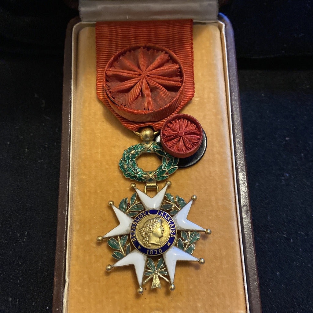 France, Legion of Honour, officer class, gold badge marked
