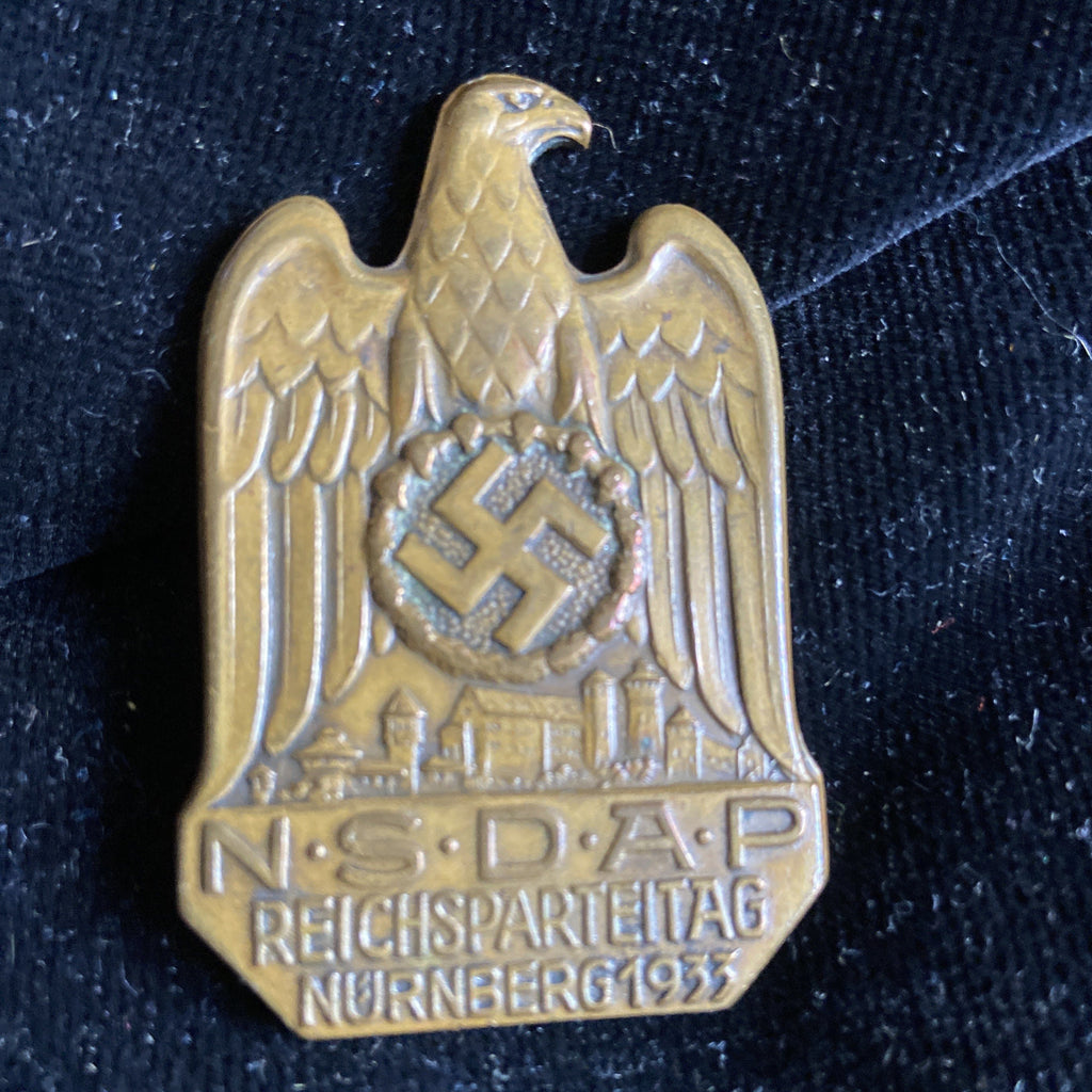 Nazi Germany, N.S.D.A.P. rally badge, 1933, Nuremberg